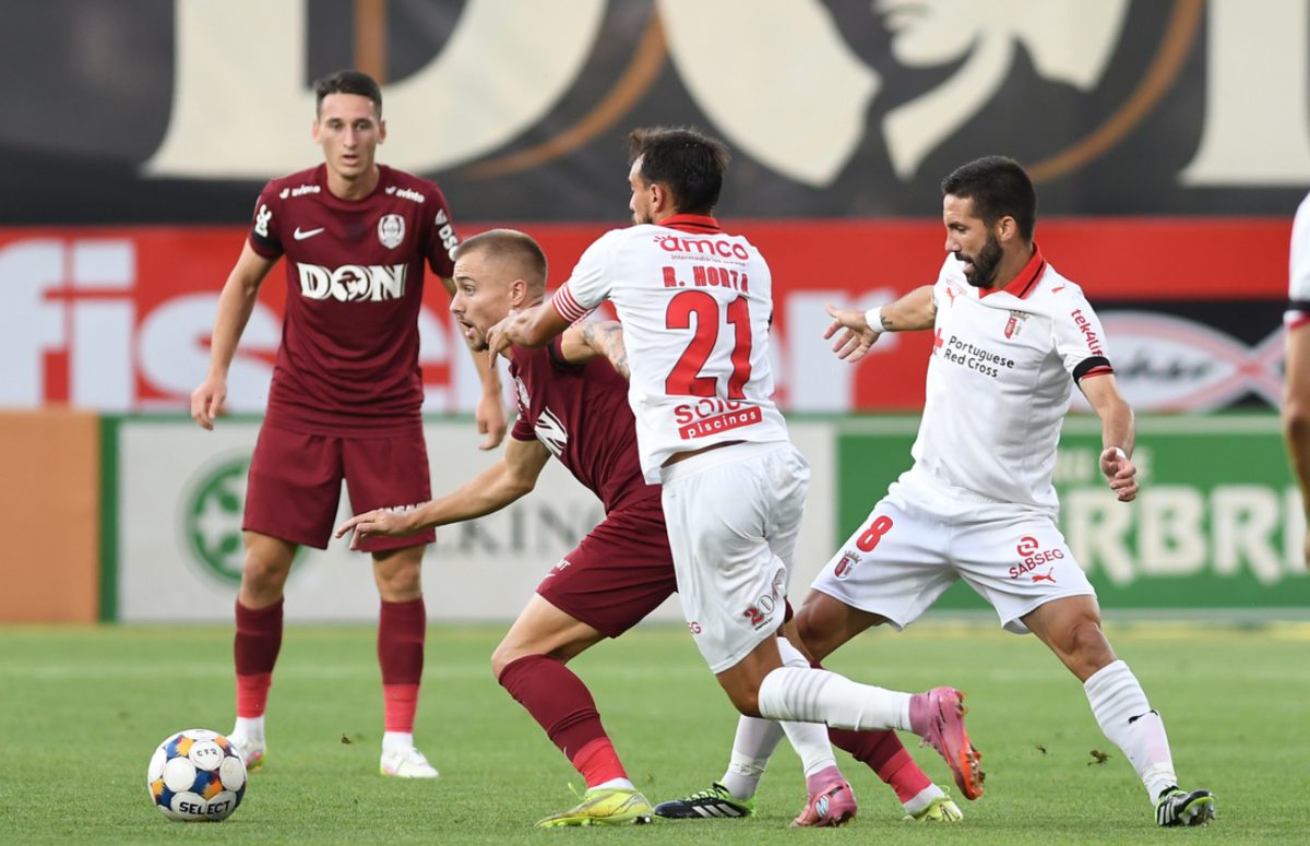 Dự đoán tỷ số Braga - CFR Cluj: 1-0